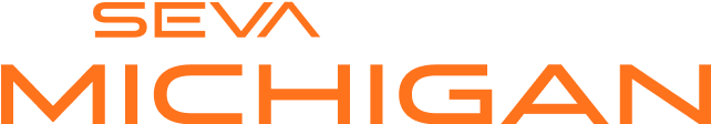 "SEVTRUCK MICHIGAN logo with orange and white text on a black background."
